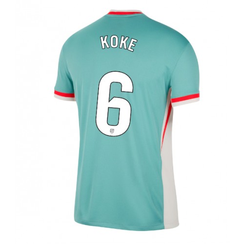 Fotbalové Dres Atletico Madrid Koke #6 Venkovní 2024-25 Krátký Rukáv